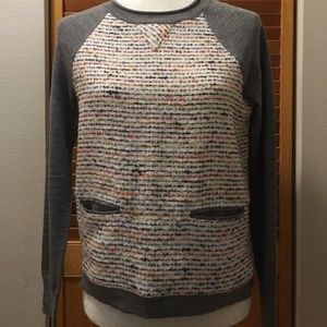 J. Crew Women's Merino & Tweed Sweater Size XS